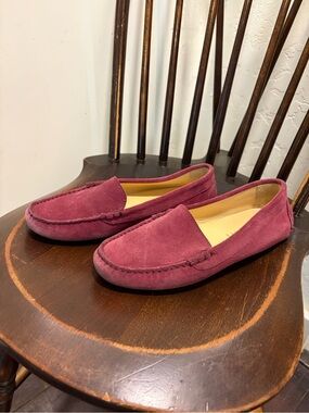 M. Gemi The Felize Burgundy Suede driving Moccasin Women's 35 / 5